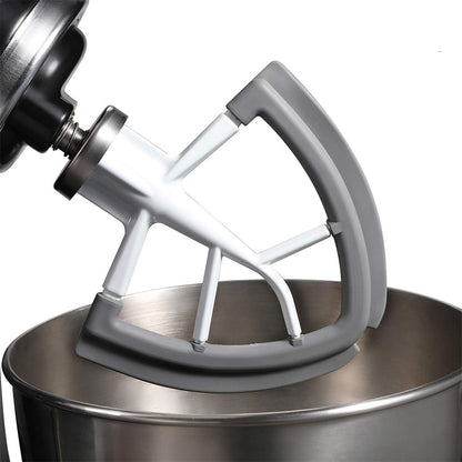 Silicone Coated Dual Edge Beater Compatible with KitchenAid 4.5¨C5 Quart Stand Mixer