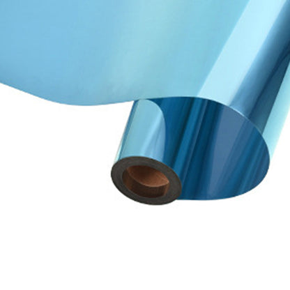 3-Meter Static Cling Sunlight Blocking Window Film One-Way Privacy Window Film Blue