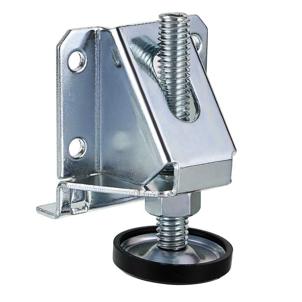 4Pcs Heavy Duty Leg Leveler for Furniture Adjustable Leveling Feet for Cabinet Table Silver