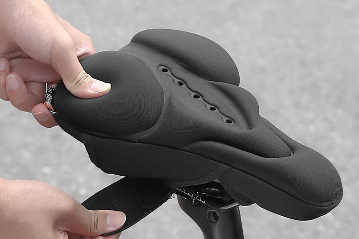 2Pcs Bike Seat Cushion Sponge Bike Saddles Cover Bicycle Seat Protector