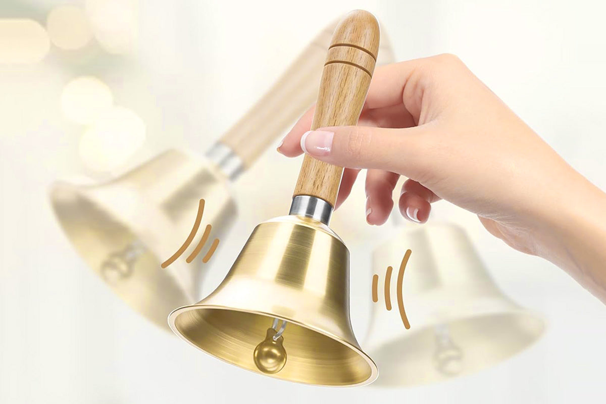 Super Loud Brass Hand Bell Call Bell