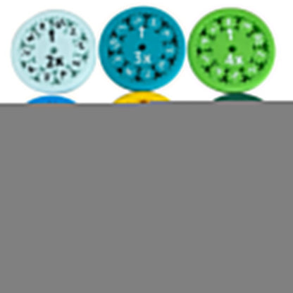 9Pcs Math Fact Fidget Spinners Math Counting Toy Early Educational Toys for Kids Style 2