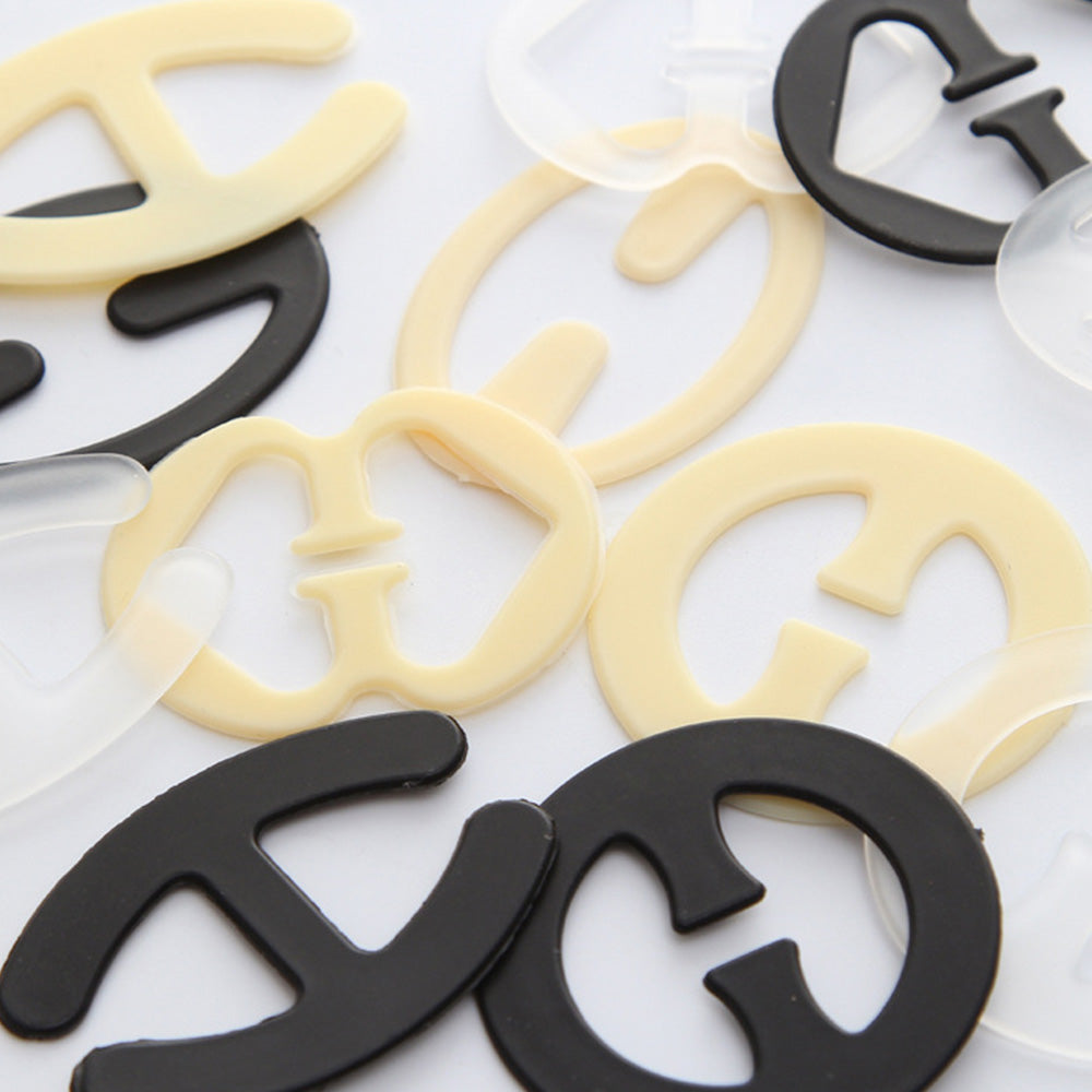 10 Pack Bra Strap Cleavage Control Sports Racerback Running Clasp Holder Clips
