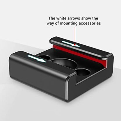 Cold Shoe Mount Adapter with 1/4 inch Thread Hole Cold Shoe Bracket for Camera DSLR Flash LED Light Monitor