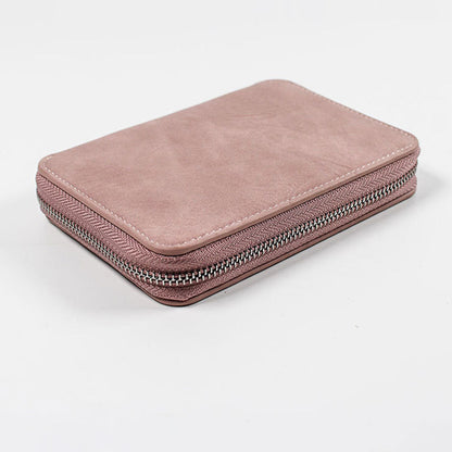 RFID Blocking Passport Wallet PU Leather Travel Passport Card Case Pink