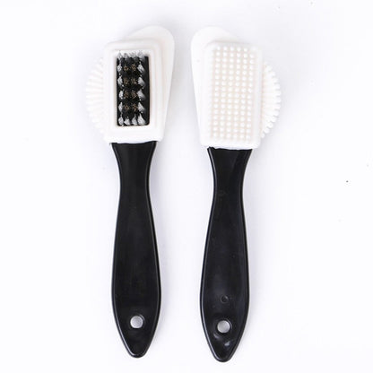 4 Piece Suede Leather Shoe Cleaning Brush Set with Cloth and Eraser