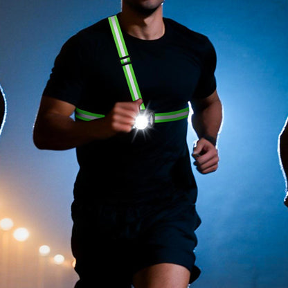 Running Lights for Runners Reflective Running Vest for Night Walking Cycling Jogging