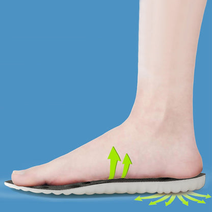 Pair of 4D Cloud-Soft Comfort Soles Cushioning Arch Support Insoles