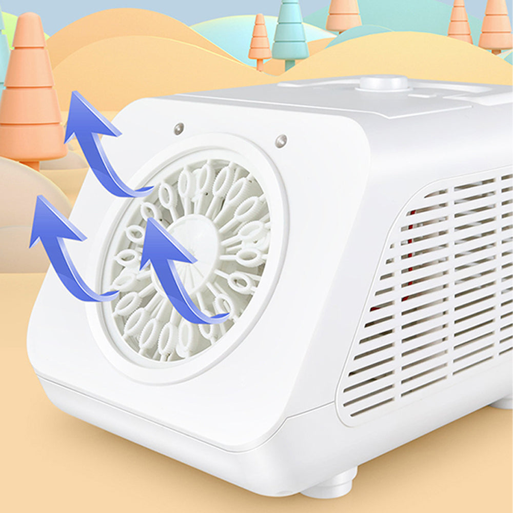 20 Hole Stage Bubble Machine for Parties - White