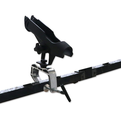 360-Degree Rotatable Fishing Rod Holder Track Mount / Deck Mount Fishing Pole Rack for Boat Kayak Fishing Accessories