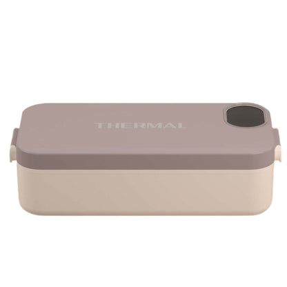 900ml Stainless Steel Heated Lunch Box- Khaki