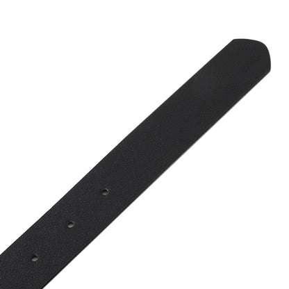 Women PU Leather Waist Belt Gold Pin Buckle Casual Belt for Jeans Dress-Black