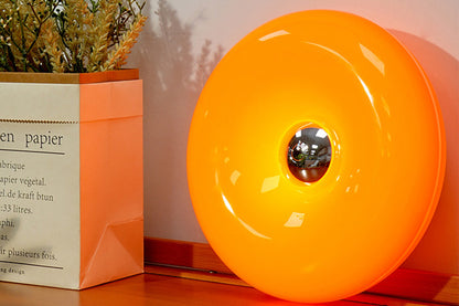 Donut Table and Wall Lamp with Touch Dimming - Orange