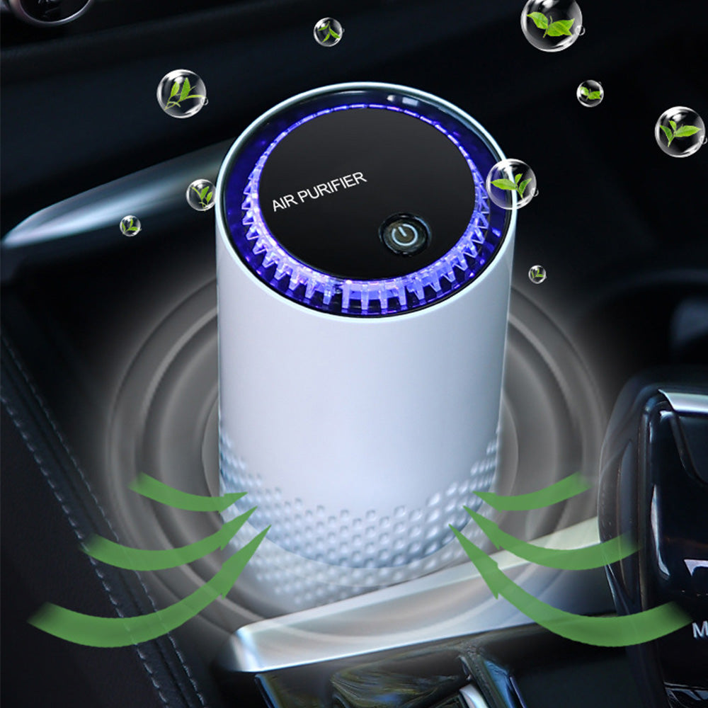USB Air Purifier and Freshener ¨C With Colorful Lights for Car Pet Bedroom and Office