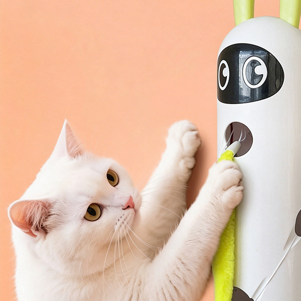 Interactive Electric Cat Toy with Smart Sensor and Suction Cup-Rabbit