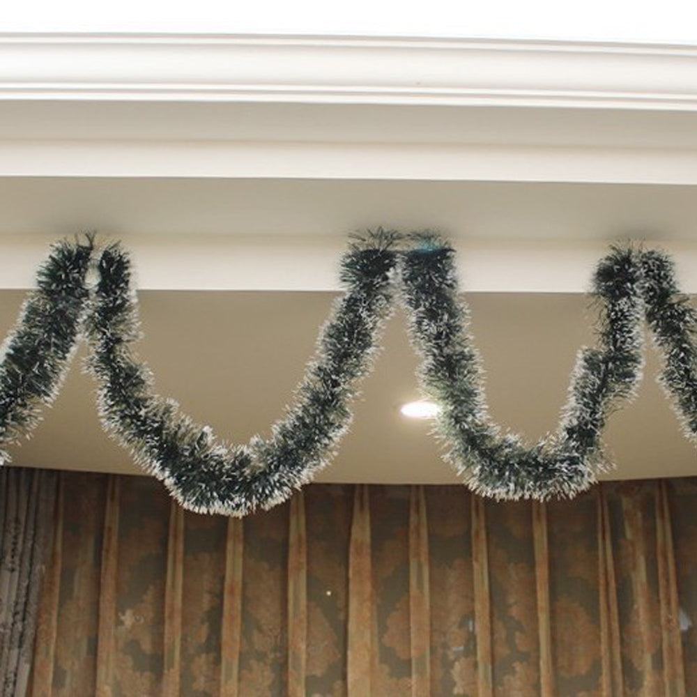 10 Pack 2m Christmas Garland Green Christmas Tinsel Decoration