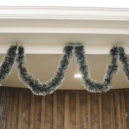 10 Pack 2m Christmas Garland Green Christmas Tinsel Decoration
