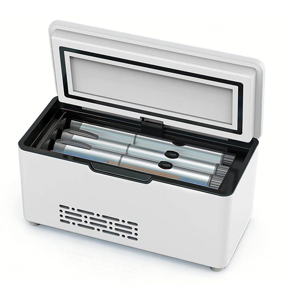 Rechargeable Mini Car Fridge Cooler Box Portable 12V Travel Cooler