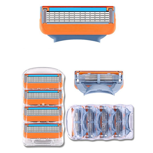 Set of 4 Pcs Replacement for Gillette Fusion 5 Series Razor Shaving 5 Blades Trimmer