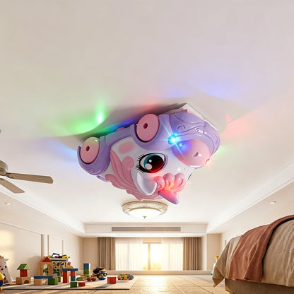 RC Wall Climbing Car Unicorn Toy Car with LED Lights for Ceiling Wall