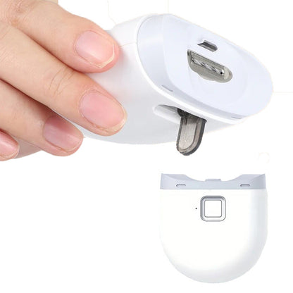 Electric Nail Clipper with LED Light Automatic Nail File Grooming Tool