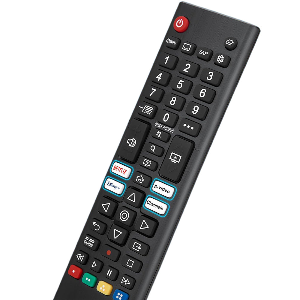 Universal Remote for LG Smart TV No Pairing with 4 Shortcut Keys