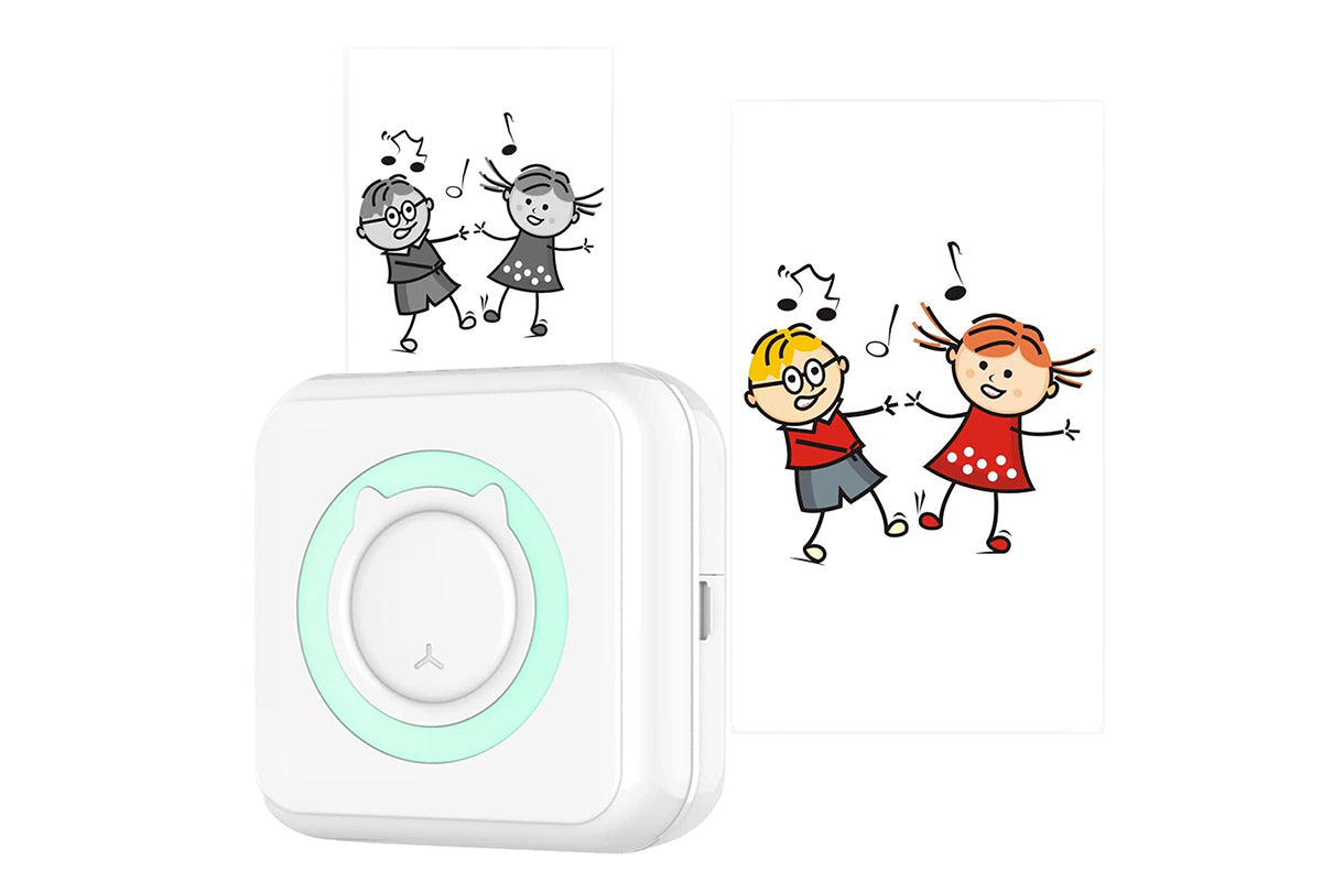 Portable Bluetooth Wireless Mini Printer Heat-Sensitive Print Maker-Green
