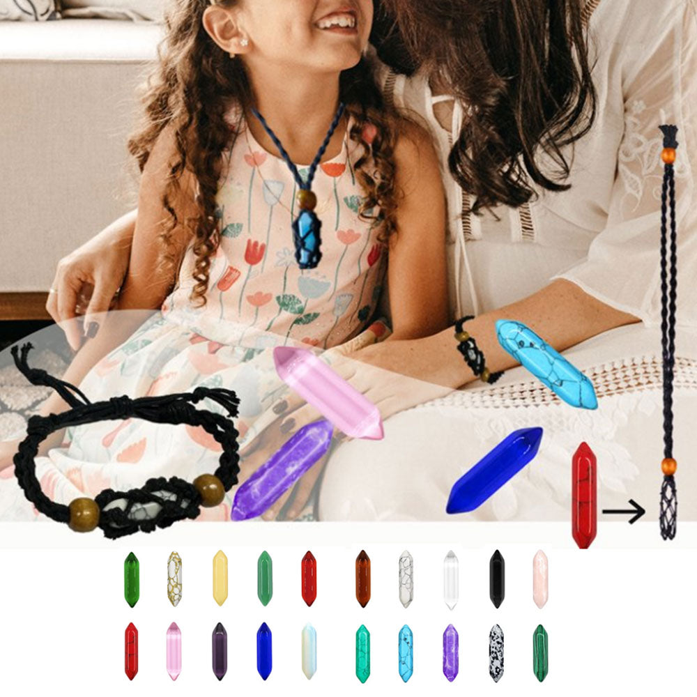 24-Day Christmas Advent Calendars Rhinestone Bracelet Countdown Calendar Jewellery Making Blind Box