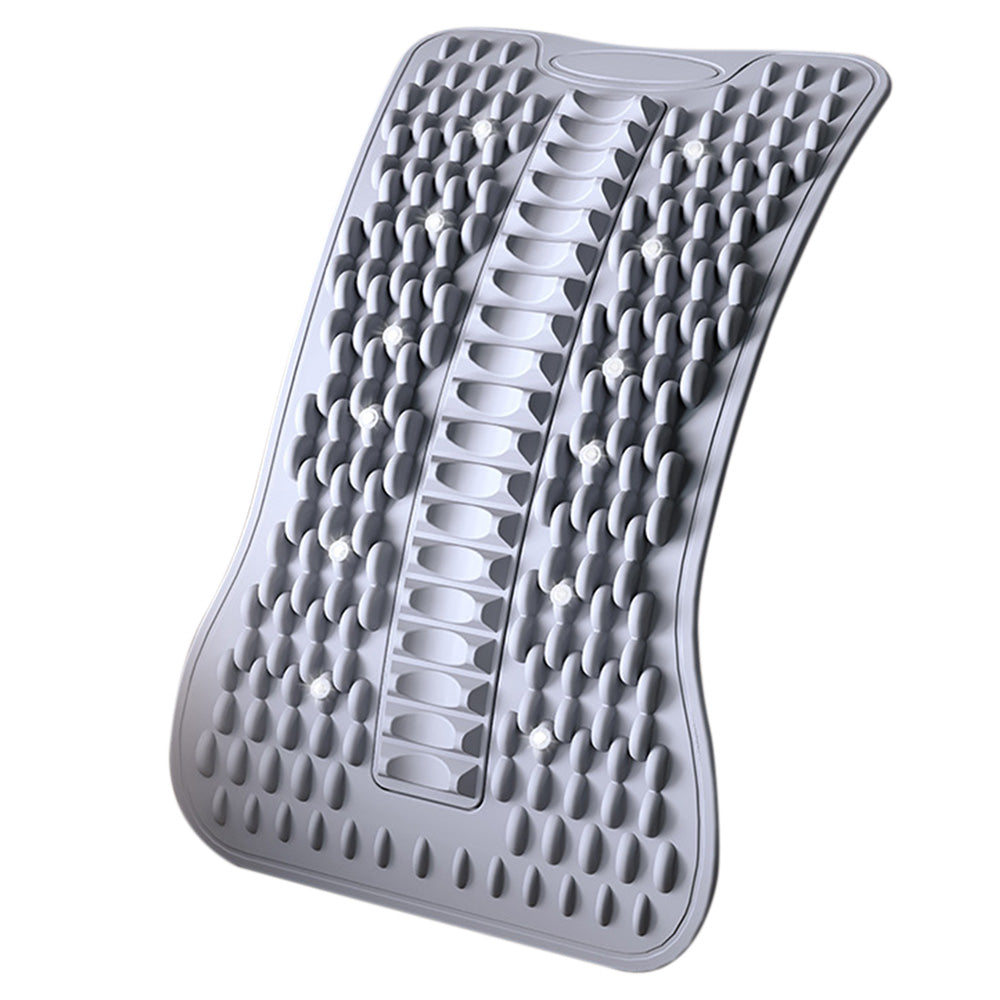 Multi-Level Adjustable Back Stretcher for Lower Back Pain Relief Grey