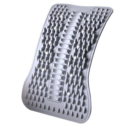 Multi-Level Adjustable Back Stretcher for Lower Back Pain Relief Grey