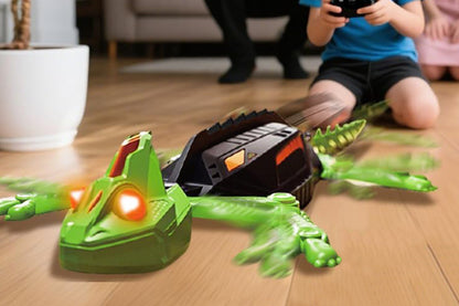 Rechargeable Wall Climbing Gecko RC Car Toy Green
