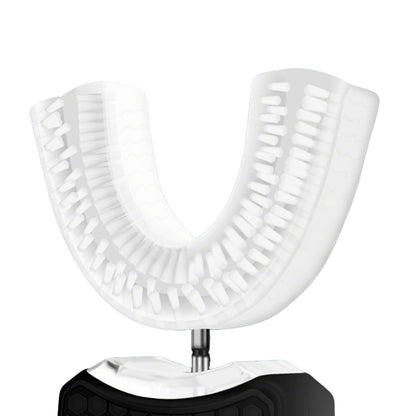 Rechargeable U-Shaped Electric Toothbrush Set for Daily Oral Care-Black