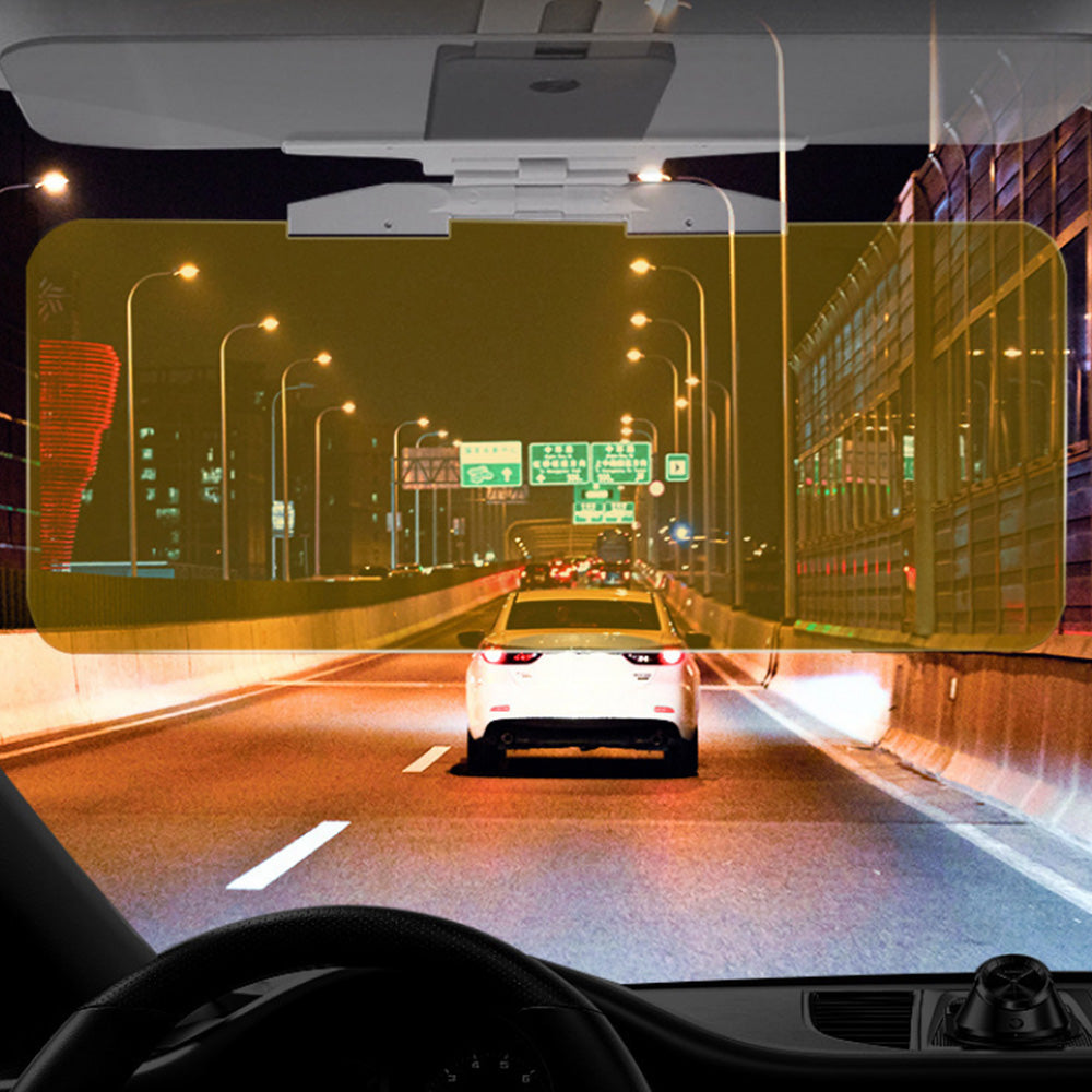 2-in-1 Anti Glare Car Sun Visor Universal Day and Night HD Tac Visor Shade Extender