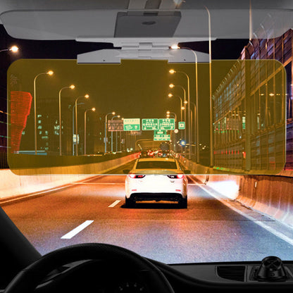 2-in-1 Anti Glare Car Sun Visor Universal Day and Night HD Tac Visor Shade Extender