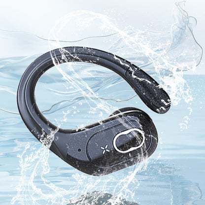 Wireless Bluetooth 5.4 Headphone Over Ear Bud IPX5 Waterproof Earphone for Sport Running-Black