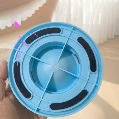 Dog Licking Bowl Slow Feeder Bowls for Yogurt Liquid Treat-Blue