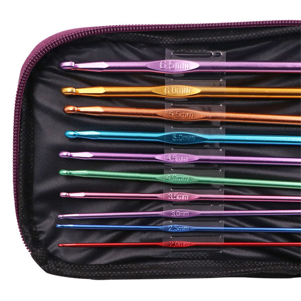 22Pcs Crochet Hook Set