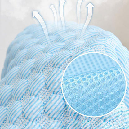 Pet Cooling Mat Dog Cat Breathable Summer Cooling Pad Light Blue