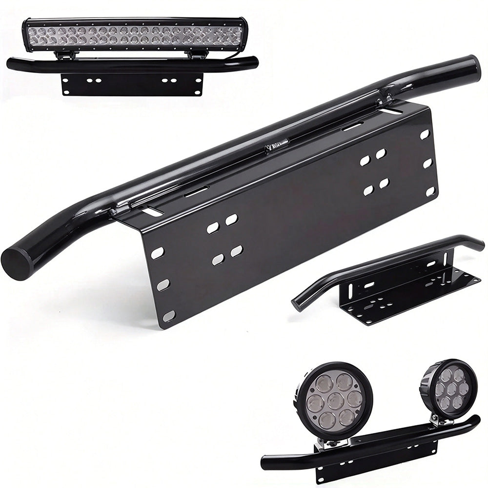 Metal License Plate Light Bar Bracket for Truck SUV and Jeep