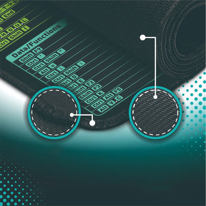 Non-Slip Excel Shortcut Keys Mouse Pad Quick Key Cheat Sheet Gaming Mousepad Office Spreadsheet Keyboard Mat