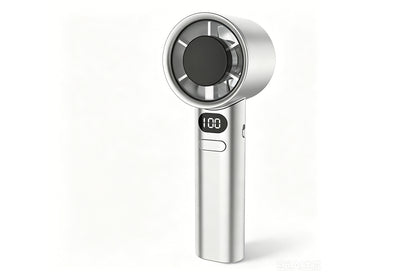 Rechargeable Handheld Fan with 120 Speeds - White