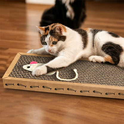 2 Piece Double Sided Corrugated Cardboard Cat Scratchers