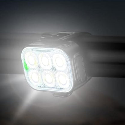 Water Resistant Front and Back Bike Lights for Night Riding USB Rechargeable Bicycle Headlight and Tail Light Set