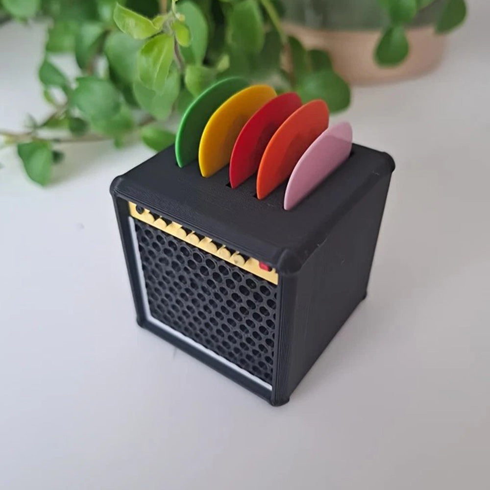 Guitar Pick Holder Box Amplifier Speaker Style Guitar Pick Display Holder For Guitar Players