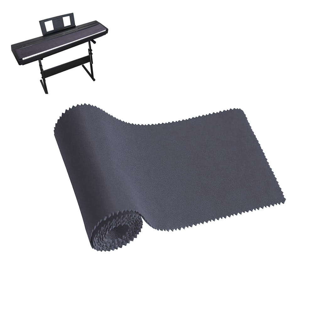 For 88 Keys Piano Keyboard Cover Electronic Keyboard Anti-Dust Cover Gray