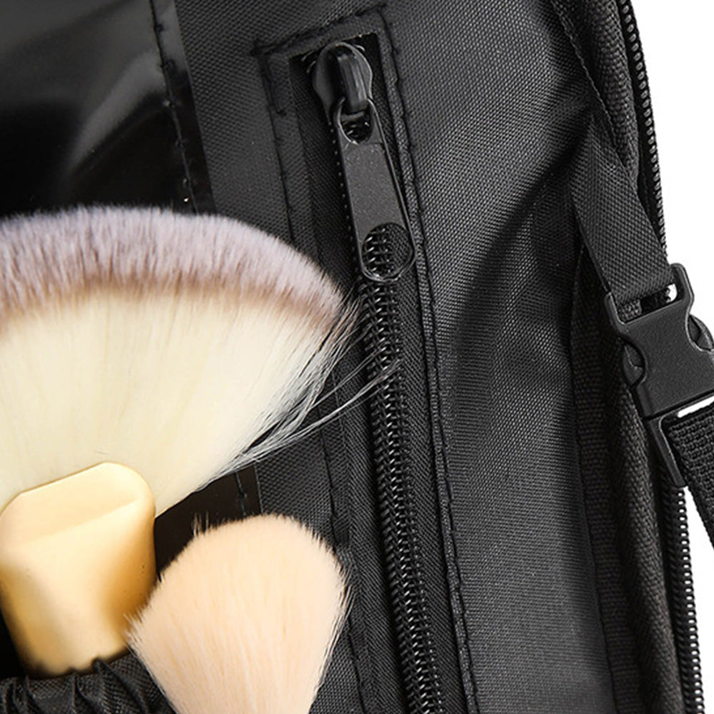 Large Capacity Makeup Bag 3 Layer Cosmetic Case