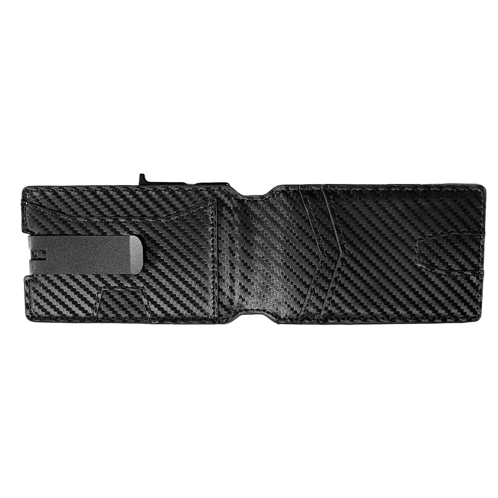 Slim RFID Blocking Money Clip Wallet ID Credit Card Holder PU Leather Purse