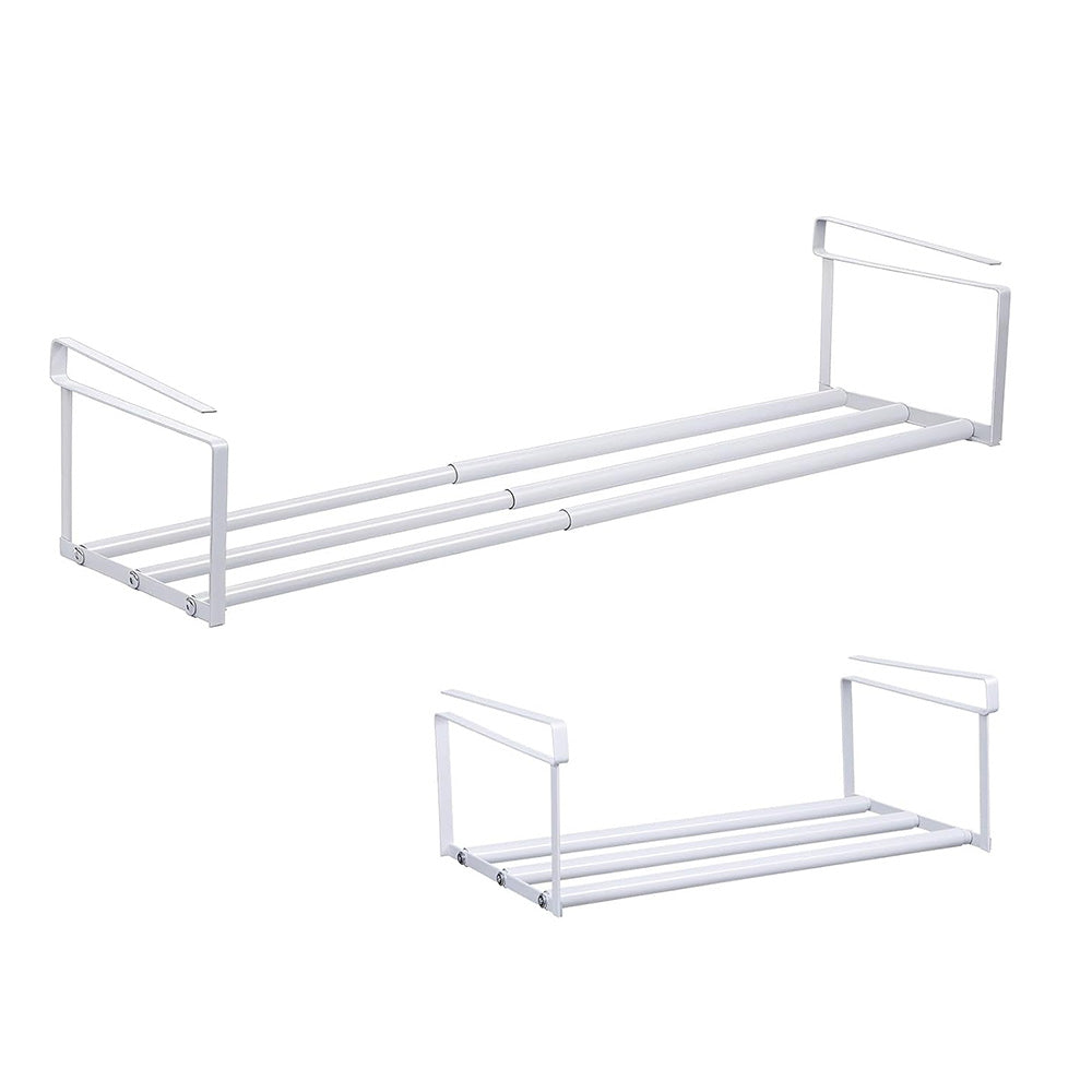 2 Pack Adjustable Shoe Shelf Space Saving Under Cabinet Shoe Rack for Closet