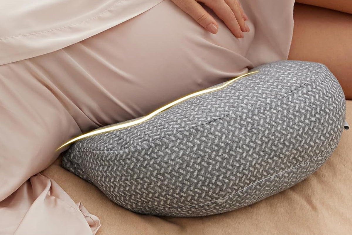 Pregnancy Pillow for Sleeping Adjustable Travel Wedge Pillow for Back Belly Hip