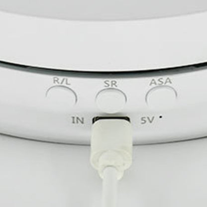 Electric Rotating Display Stand 360 Degree Motorised Turntable with Adjustable Speed Four Angle Modes White